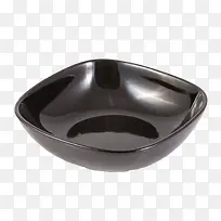 黑色正方形的陶瓷制品碗