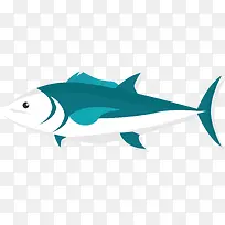 白色深海鱼矢量素材