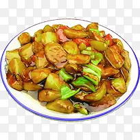 美味红烧土豆免抠PNG图片
