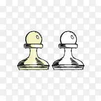 手绘国际象棋