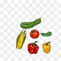 玉米西红柿
