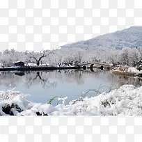 北京植物园雪景五