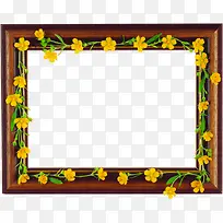 黄色滤化木板相框