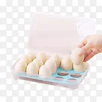 手拿鸡蛋盒子素材