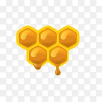 金色蜂蜜浆
