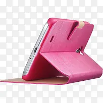 粉红色的手机保护套