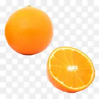 橙子切开的橙子