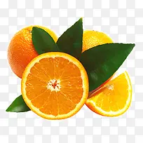 橙子果肉水果橙色营养创意