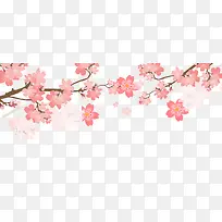 粉色浪漫樱花节海报