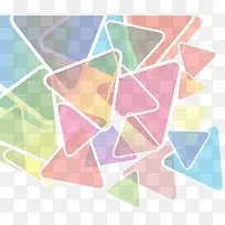 多彩三角图案