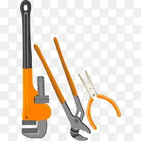 安装工具板子钳子PNG矢量素材