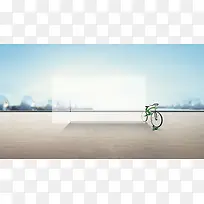 地板自行车屏幕海报背景