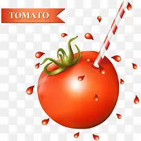 卡通番茄西红柿