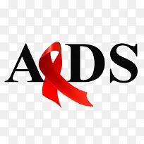2018世界艾滋病日AIDS字体设计元素