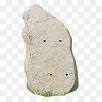 浅色大石头