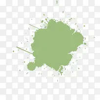 绿色的颜料