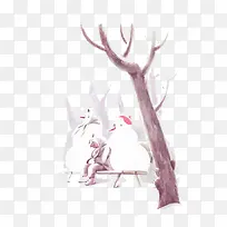 森林雪人