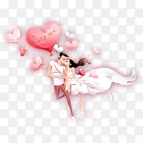 情人节甜蜜男孩女孩