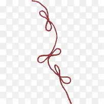 红色绳子