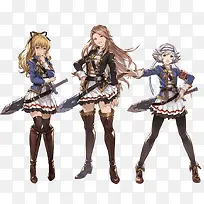 制服战斗美少女图片