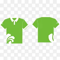 绿色T恤png元素