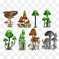 蘑菇树屋