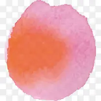 红色水彩墨迹图案