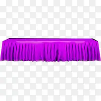 紫色婚礼迎宾台面