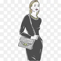 美女衣着打扮示意图