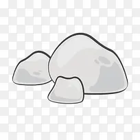 卡通手绘石子