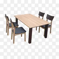 矢量木质桌子