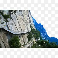 黄山悬崖图