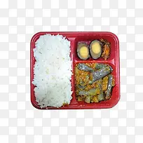 鱼香茄子快餐饭