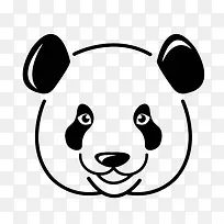 熊猫简笔表情包