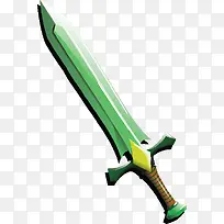 绿色游戏刀剑