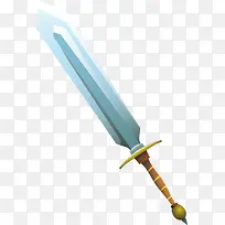 游戏用蓝色长剑