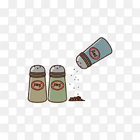 卡通调料罐