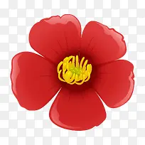 手绘五瓣花