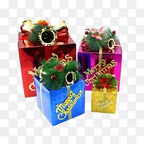 唯美圣诞礼盒PNG免费图片素材