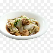 油豆腐烧大白菜