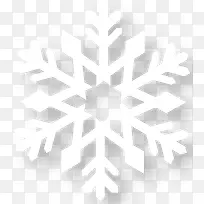 迷你矢量六边形雪花