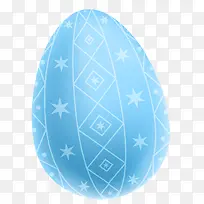 复活节蓝色星星彩蛋