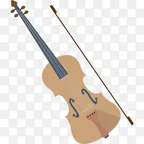 矢量图优雅小提琴