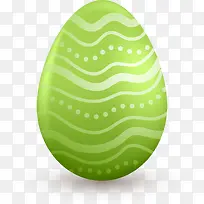 复活节绿色条纹彩蛋