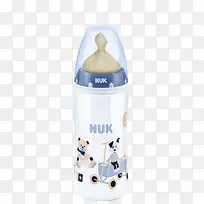 NUK蓝色奶瓶