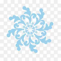 手绘旋风雪花