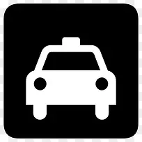 小型车出租车AIGA符号标志
