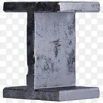 卡通立体工字石头