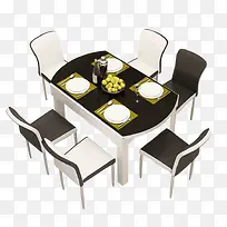 饭桌餐桌椅组合