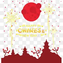 中国风庆祝春节海报